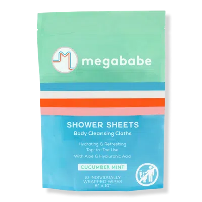 Megababe Cucumber Mint Shower Sheets
