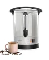 Megachef 100 Cup Stainless Steel Coffee Urn In Silver