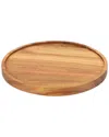 Megachef 10in Acacia Wood Lazy Susan Tray
