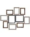 Megachef 10pc Assorted Wood Picture Frame Set In Multi