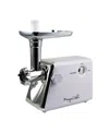 Megachef 1200 Watts Automatic Meat Grinder For Household Use In White