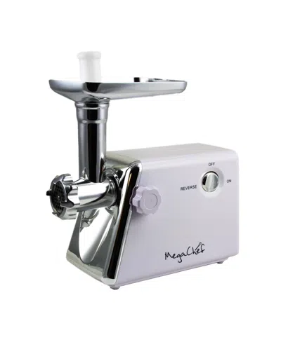Megachef 1200 Watts Automatic Meat Grinder For Household Use In White