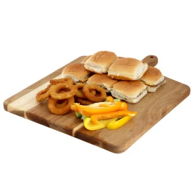 MEGACHEF MEGACHEF 13 INCH ACACIA WOOD SQUARE SERVING BOARD