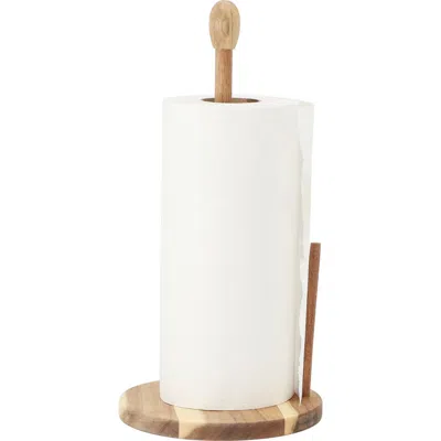 MEGACHEF MEGACHEF 14 INCH ACACIA WOOD PAPER TOWEL HOLDER