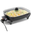 Megachef 14.96in Electric Fry Pan In Black