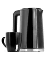 Megachef 1.7l Black Double Wall Stainless Steel Electric Te In Black