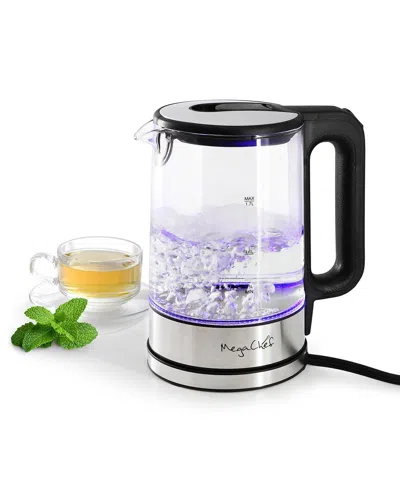 MEGACHEF MEGACHEF 1.7 QUART GLASS ELECTRIC TEA KETTLE