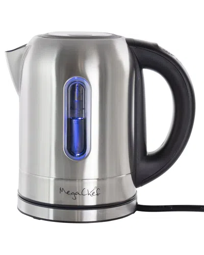 Megachef 1.7l Stainless Steel Electric Tea Kettle With 5 Preset Temps