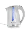Megachef 1.7liter Stainless Steel Electric Tea Kettle In White