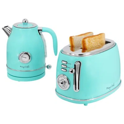 Megachef 1.8 Quart Electric Tea Kettle And 2 Slice Toaster Combo In Multi