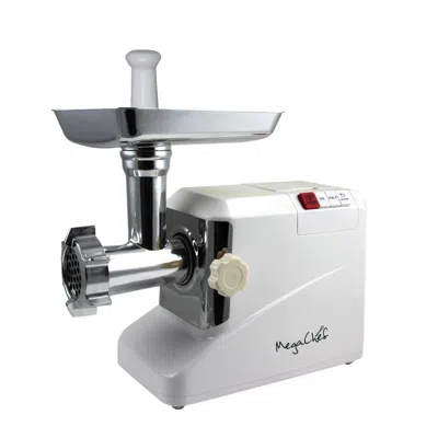 Megachef 1800 Watt High Quality Automatic Meat Grinder For Household Use 1800 Watt High Quality Automatic Meat Grinder For Household Use In White