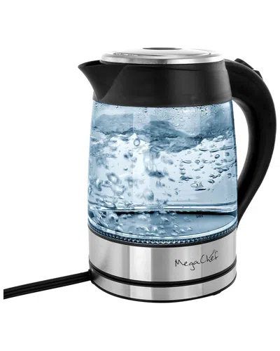 Megachef 1.8l Glass & Stainless Steel Electric Tea Kettle