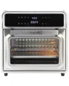 Megachef 25 Liter Digital Electric Air Fryer And Countertop Oven In Silver