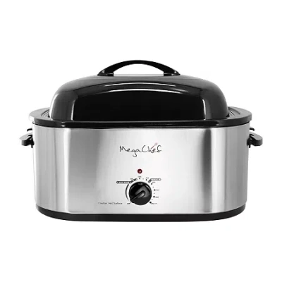 Megachef 22 Qt Slow Cooker In Silver