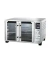 Megachef 25 Liter Electric French Door Countertop Oven With Rotisserie Set In Silver