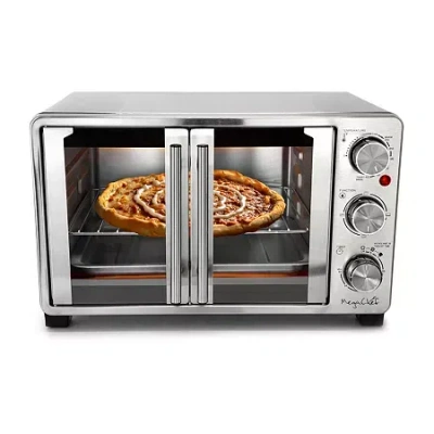 Megachef 25 Quart French Door Multi-function Oven In Silver