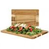 Megachef 3 Piece Acacia Wood Cutting Board Set In Brown