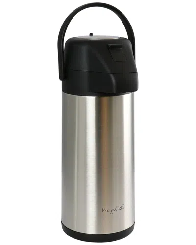 Megachef 3 Quart Stainless Steel Vacuum Body Pump Cap Air Pot