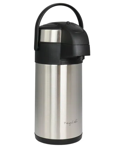 Megachef 3 Quart Stainless Steel Vacuum Body Pump Cap Air Pot