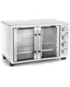 Megachef 30 Quart French Door Multi-function Electric Toaster Oven In Silver