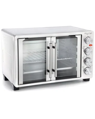 Megachef 30qt French Door Electric Toaster Oven In Silver
