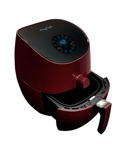 Megachef 3.5 Quart Airfryer And Multicooker In Burgundy