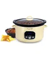 Megachef 3.5qt Electric Slow Cooker In White