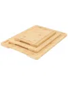 Megachef 3pc Bamboo Cutting In Neutral