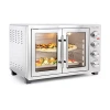 Megachef 45 Quart French Door Rotisserie In Silver