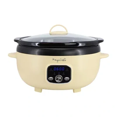 Megachef 6 Qt Slow Cooker In Sand