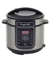 Megachef 6 Quart Digital Pressure Cooker With 14 Pre-set Multi-function Features In Silver