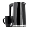 Megachef 7-cup Stainless Steel Electric Kettle In Black