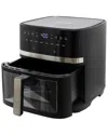 Megachef 8qt Digital Electric Air Fryer In Black
