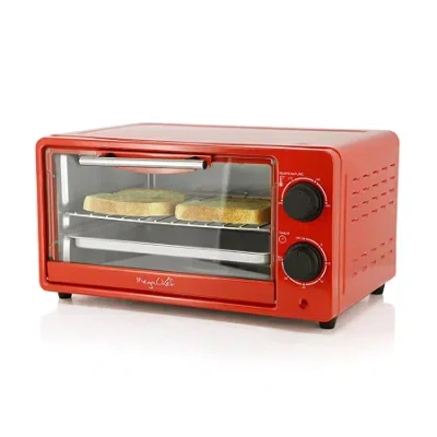 Megachef 9 Liter Toaster Oven In Red
