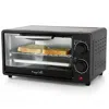 Megachef 9.5 Quart Electric Counter Top Toaster Oven In Matte Black In Black