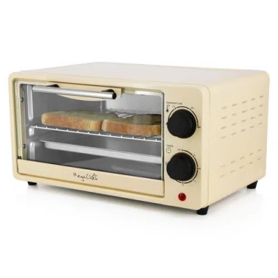 Megachef 9.5 Quart Electric Counter Top Toaster Oven In White