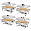 Megachef 9.5 Quart Stackable Stainless Steel Professional Chafing Dish/food Warmer/buffet Server Serving Tray