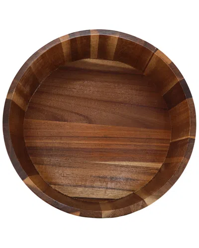 Megachef 9.75in Large Acacia Wood Salad Bowl