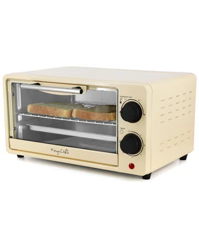 Megachef 9qt Cream Electric Counter Top Toaster Oven In White