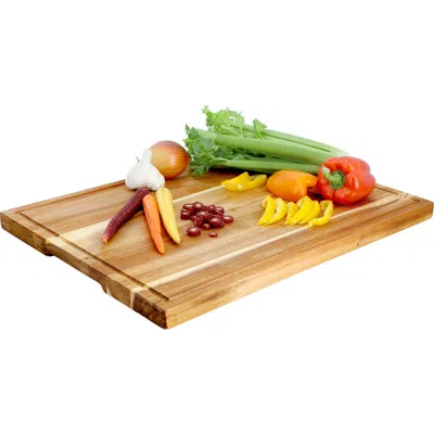 Megachef Acacia Wood 24 X 18 Inch Large Cutting, Prep And Serving Butcher Cutting Board In Multi