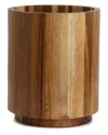 Megachef Acacia Wood 360 Rotating Utensil Holder In Brown
