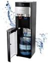 Megachef Bottom Load Black Hot And Cold Water Dispenser