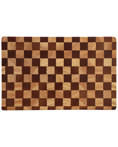 Megachef Checkerboard Wood Serving/cutting Board