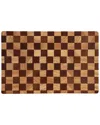 Megachef Checkerboard Wood Serving/cutting Board In Brown