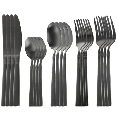 Megachef Cravat 20 Piece Flatware Set, Service For 4