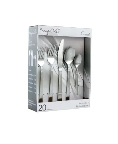 MEGACHEF CRAVAT FLATWARE SET OF 20-PIECE