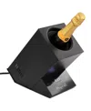 Megachef Digital Display Electric Wine Chiller In Black