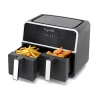 Megachef Dual 4.5 Quart Digital Air Fryer In Black