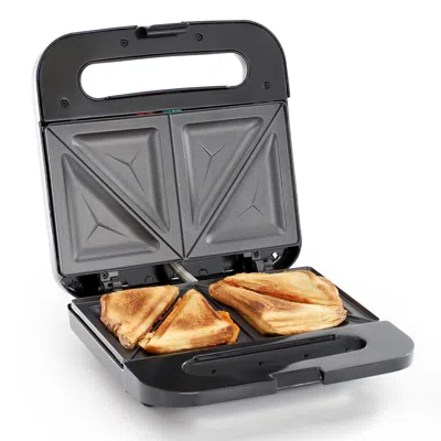 Megachef Electric Non-stick Sandwich Maker In Black