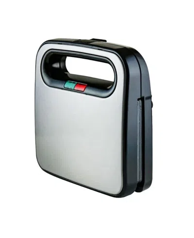 Megachef Electric Non-stick Sandwich Maker In Silver